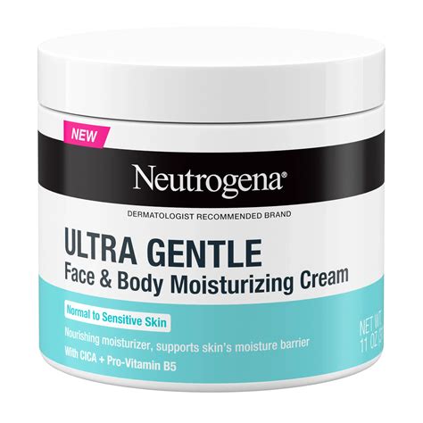 Ultra Gentle Daily Face & Body Moisturizing Cream, 11 oz