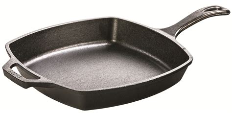 Amazon.com: Lodge L8SQ3 Cast Iron Square Skillet, 10.5 inch, Black ...