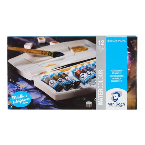 Van Gogh Watercolor Paint Set, Plastic Pocketbox, 12x10ml Specialty ...