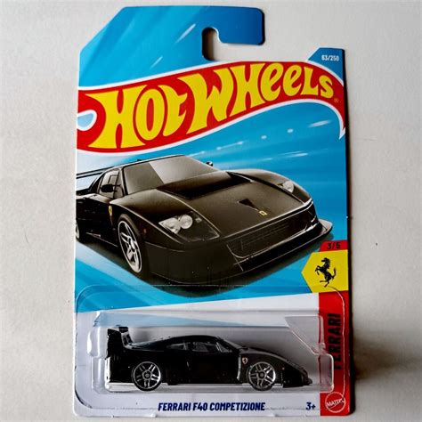 HOT WHEELS 2026 CASE C Ferrari F40 Competizione Black, Hobbies & Toys, Toys & Games on Carousell