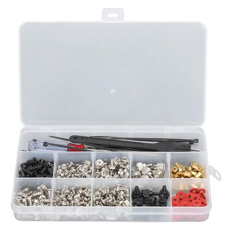 Computer Screw Set, Screwdriver 362Pcs Stainless Steel PC Screws ...