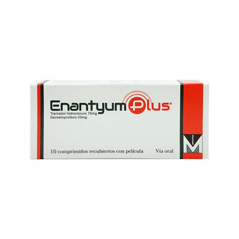 Enantyum Plus 75mg/25mg, 1 de 10 comprimidos – Apomedix
