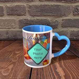 Buy Personalized Heart Handle Coffee Mug 330ml - Custom Photo Printed ...