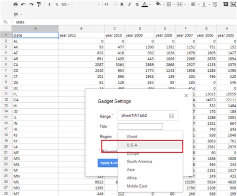 Google Heat Map Example 的图像结果