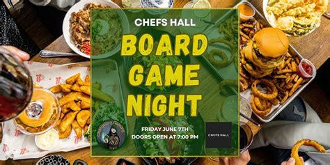 Board Game Night @ CHEFS HALL in Downtown Toronto, CHEFS HALL, Toronto ...