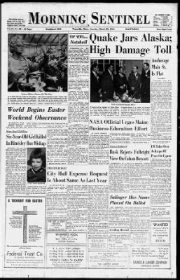 Morning Sentinel from Waterville, Maine - Newspapers.com™