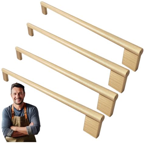 Nábytkový držiak na skrinku zásuvky - BARRO 256 mm, zlatý mat - 4 ks za ...