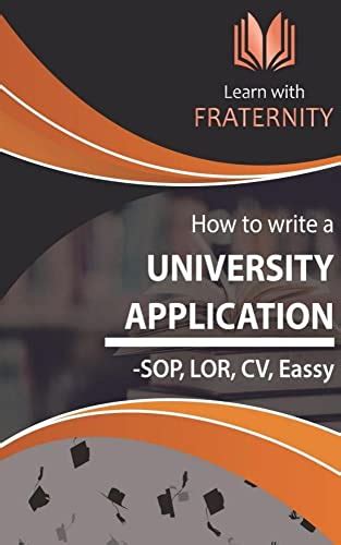 How To Write University Application/ SOP/ LOR/ CV/ Essay - Statement Of ...