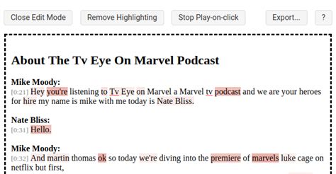 Auphonic Blog: New Auphonic Transcript Editor and Improved Speech ...