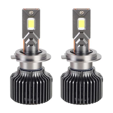 K11 1 Pair H7 12V / 85W / 6000K / 9000LM Car LED Headlight (White Light ...