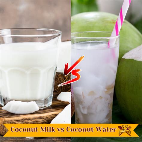 Coconut Water Vs Coconut Milk
