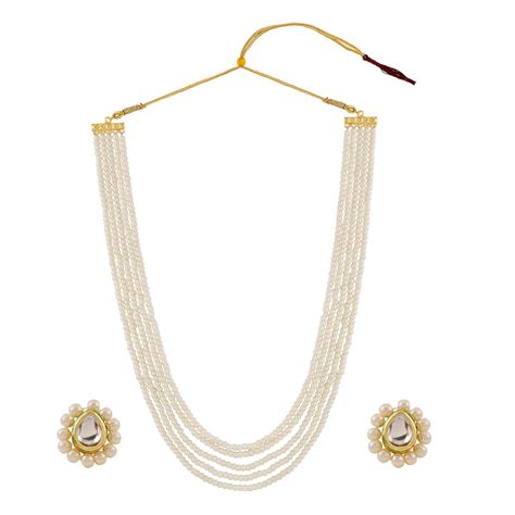 Teejh Surili Pearl Necklace Set