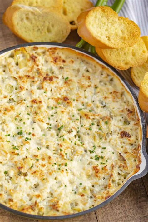 Easy Crab Artichoke Dip Recipe - Dinner, then Dessert