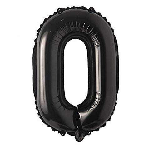 flavouredlove 16 inch zero Foil Number Air or Helium Balloon Party ...