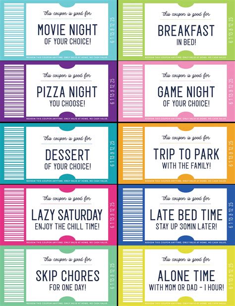 Free printable reward tickets, Download Free printable reward tickets ...
