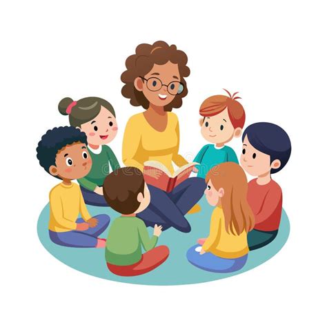 Preschool Circle Time Stock Illustrations - 296 Preschool Circle Time ...