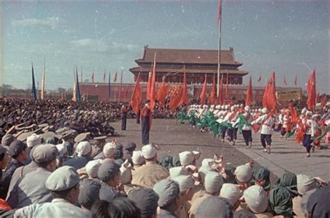 1949年珍贵彩照：和平解放的北京城