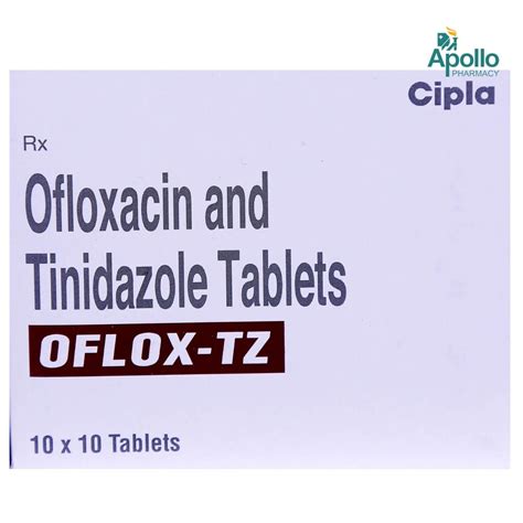 Oflox TZ Tablet 10's Price, Uses, Side Effects, Composition - Apollo ...