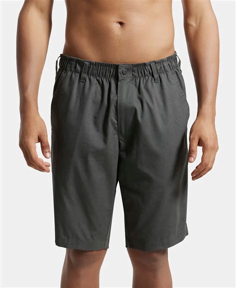 Buy Super Combed Mercerised Cotton Woven Printed Straight Fit Shorts ...