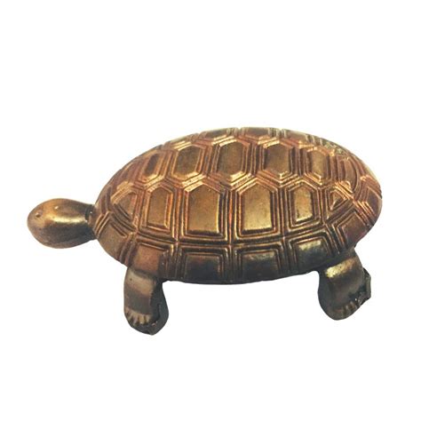 Buy GJ Vastu Feng Shui Brass Color Tortoises (8 CM X 5 CM X 2 CM ...
