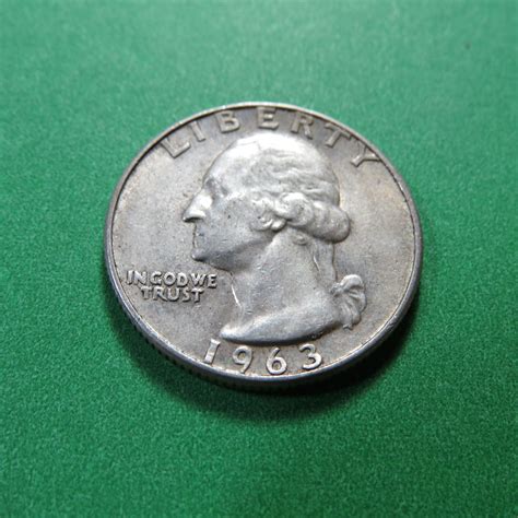 1963-D WASHINGTON SILVER QUARTER (VERY NICE) LOT D816 - For Sale, Buy ...