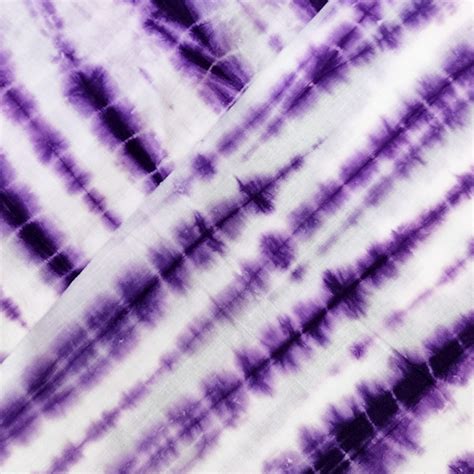 Pure Cotton Shibori Dark Purple Tie And Dye Fabric – Sanskruti