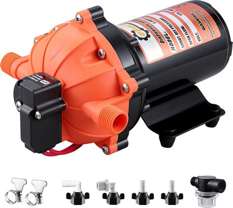Amazon.com: OBALOGI 12V DC RV Fresh Water Pump, 7.0GPM 75PSI, Five ...