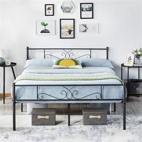 Buy Twin/Full/Queen Size Bed frames Platform Bed Metal Bed Frame for ...