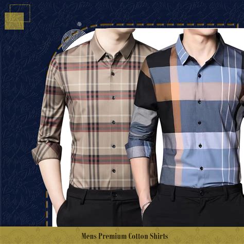 Full Sleeve Cotton Check Shirt (BROWN_BOX+SOB) – MEN IN CROWN