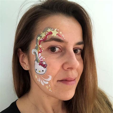 Hello kitty face paint – Artofit