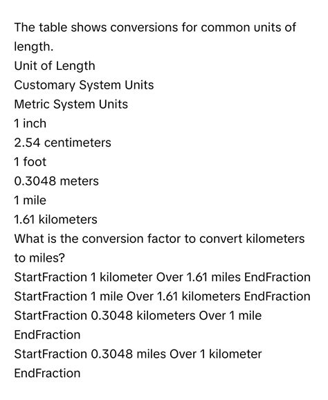 Image result for Length Unit Conversion Table