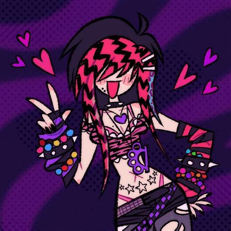 Scene Girl Drawing