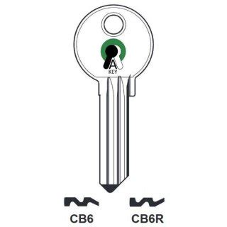 CB6 Silca 948L 980 COR-1D COR6D CR18 EL16P180 - Zylinderschlüssel