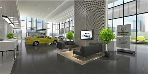 汽车展厅设计_宝骏4S店设计_联合创智展厅设计公司