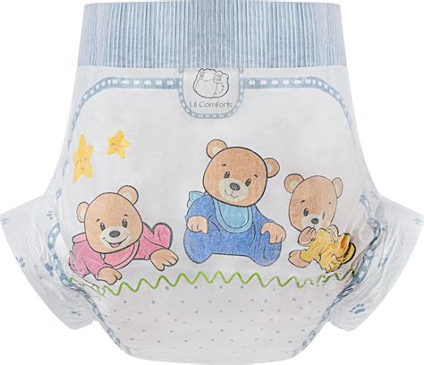 Amazon.com: Lil Comforts Teddy Bums Adult Diapers for Men and Women, Day and Night Diapers for ...
