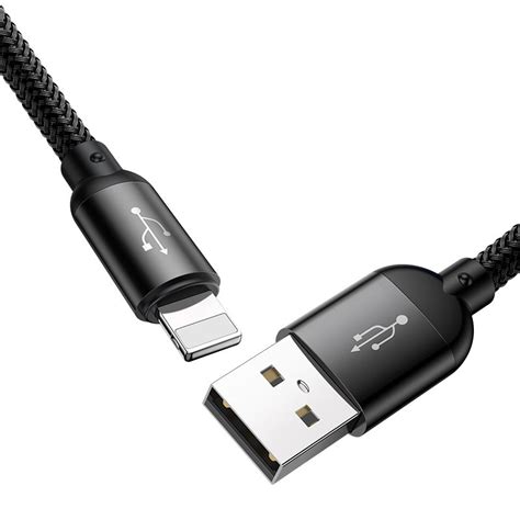 Baseus Three Primary Colors 3-in-1 Cable USB for M+L+T 3.5A 0.3M/1.2M ...