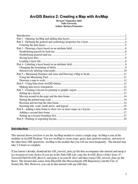 ArcMap Tutorial for Beginners 的图像结果