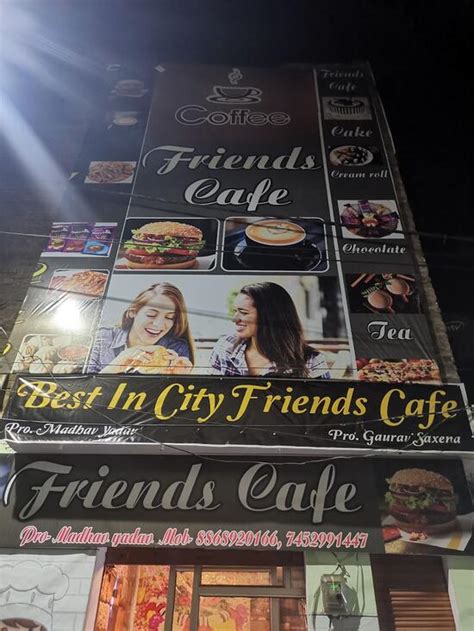 Menu at friends cafe, Firozabad