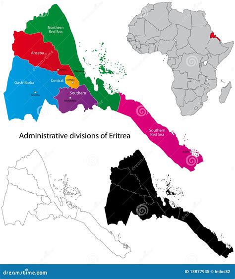 Map Of Eritrea In Africa