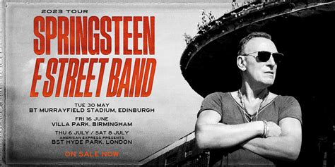 Bruce Springsteen Edinburgh - Scottish Events