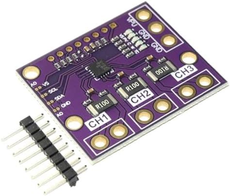 EmbeTronicX CJMCU-3221 INA3221 Triple-Way Low Side/High Side I2C Output ...