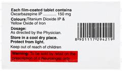 Oxcarb 150 MG | Order Oxcarb 150 MG Tablet Online at Truemeds