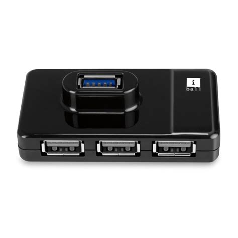 iBall Piano 332 4 Port USB Hub I Fastest Data Transfer I High ...