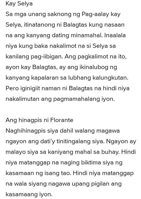 Gawain 1PANUTO: Isulat sa iyong sagutang papel ang pangunahing kaisipan ...