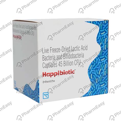 Buy Happibiotic 45 BILLION CFU Capsule (5) Online at Flat 15% OFF ...