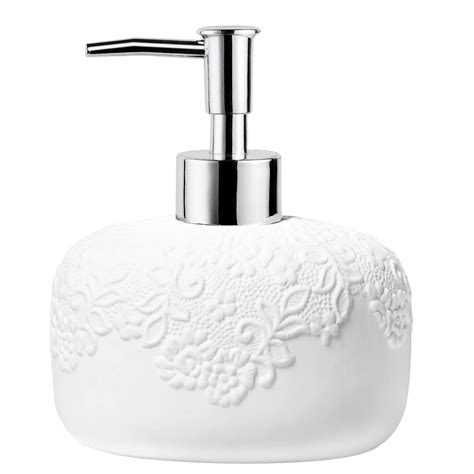 White ceramic soap dispenser online