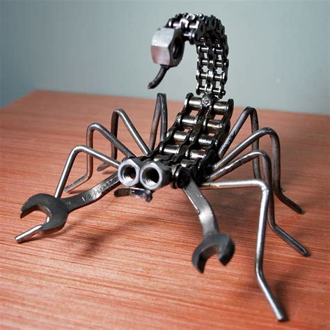 Chain Scorpion | Welding art projects, Scrap metal art, Welding art