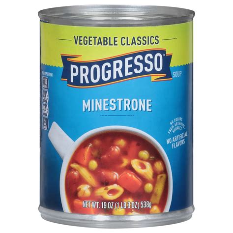 Progresso Vegetable Classics Minestrone Soup - Shop Soups & chili at H-E-B