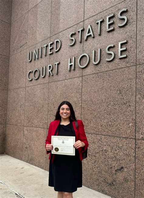 I had the privilege of being sworn into the Northern District of Texas ...