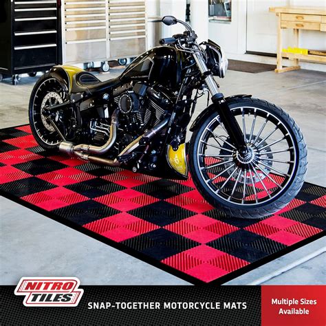 Buy IncStores ⅜ Inch Thick Nitro Interlocking Garage Floor Tiles ...